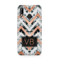 Personalised Chevron Marble Initials Huawei P20 Lite Phone Case