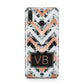 Personalised Chevron Marble Initials Huawei Y9 2019