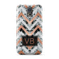 Personalised Chevron Marble Initials Samsung Galaxy S5 Case