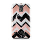 Personalised Chevron Marbled Initials Samsung Galaxy S5 Case