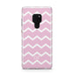 Personalised Chevron Pink Huawei Mate 20 Phone Case