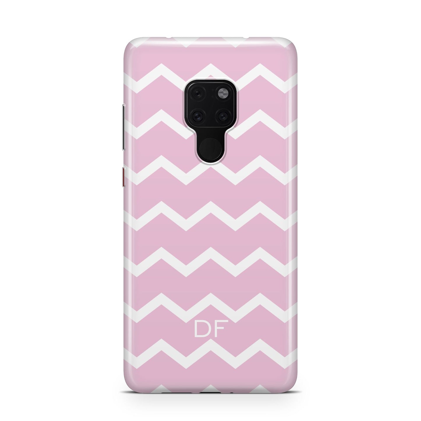 Personalised Chevron Pink Huawei Mate 20 Phone Case