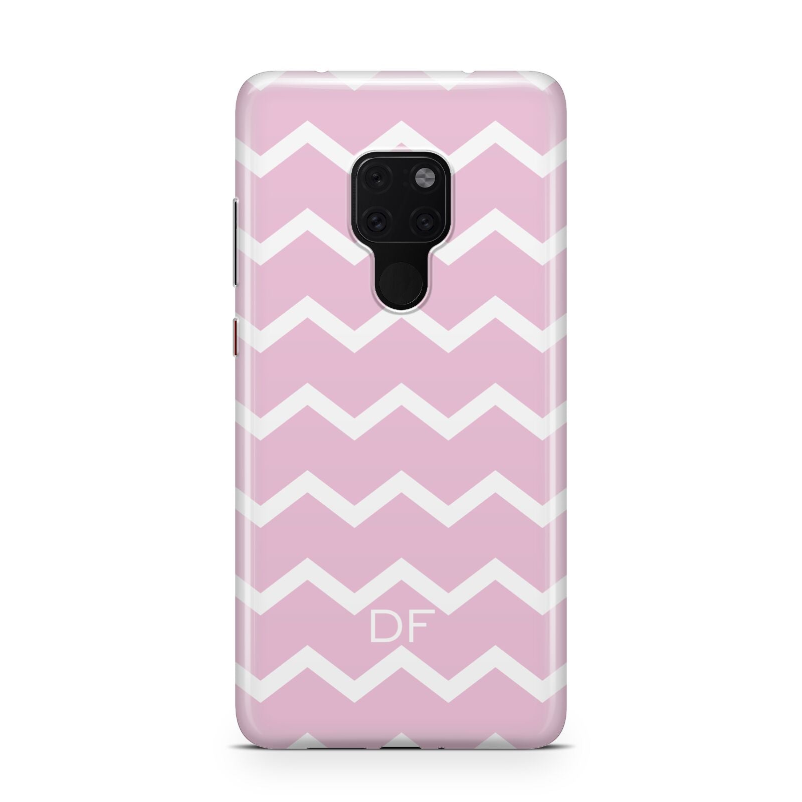 Personalised Chevron Pink Huawei Mate 20 Phone Case