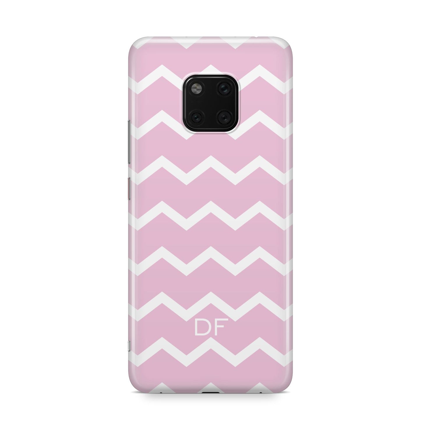 Personalised Chevron Pink Huawei Mate 20 Pro Phone Case