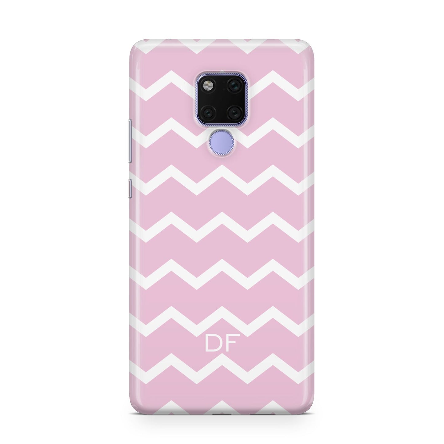 Personalised Chevron Pink Huawei Mate 20X Phone Case