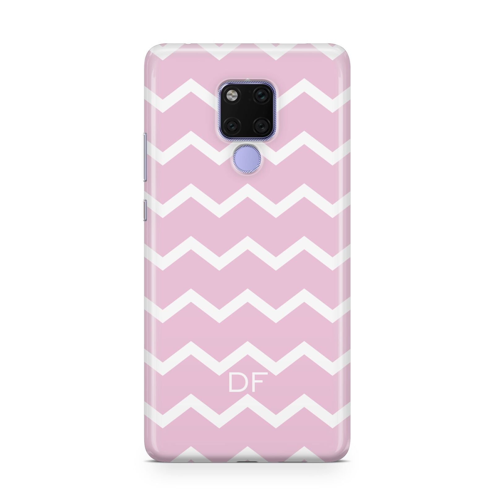 Personalised Chevron Pink Huawei Mate 20X Phone Case