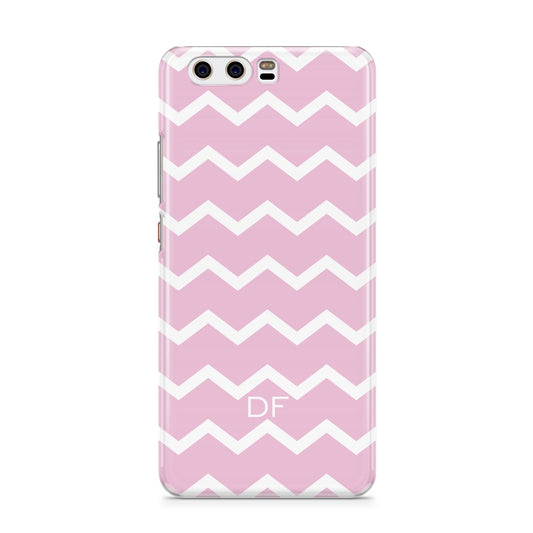 Personalised Chevron Pink Huawei P10 Phone Case