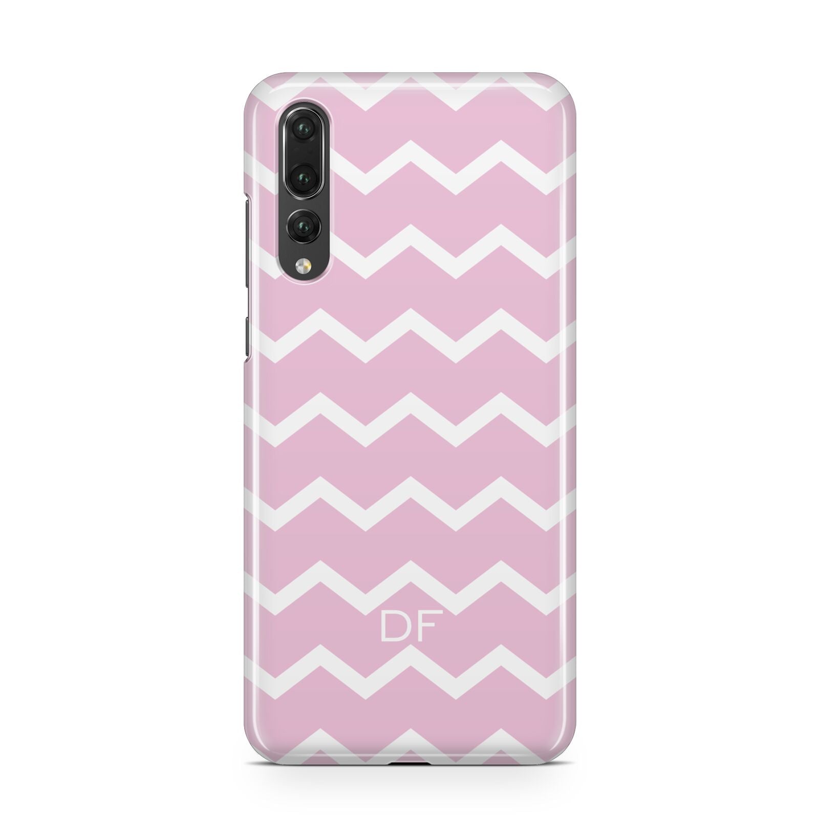 Personalised Chevron Pink Huawei P20 Pro Phone Case