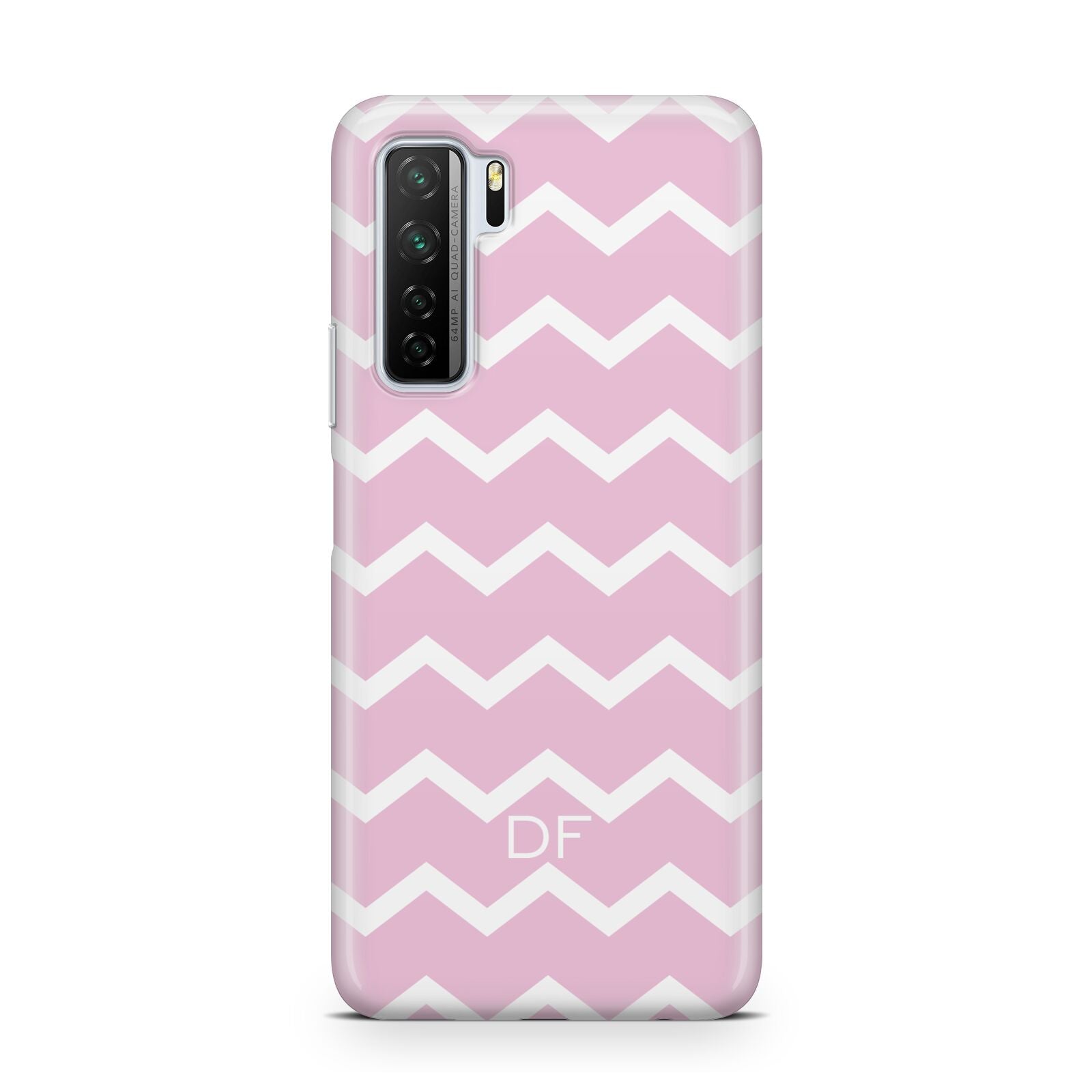 Personalised Chevron Pink Huawei P40 Lite 5G Phone Case