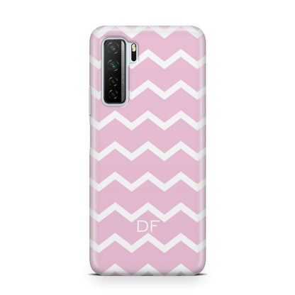 Personalised Chevron Pink Huawei P40 Lite 5G Phone Case