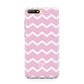 Personalised Chevron Pink Huawei Y6 2018