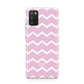 Personalised Chevron Pink Samsung A02s Case