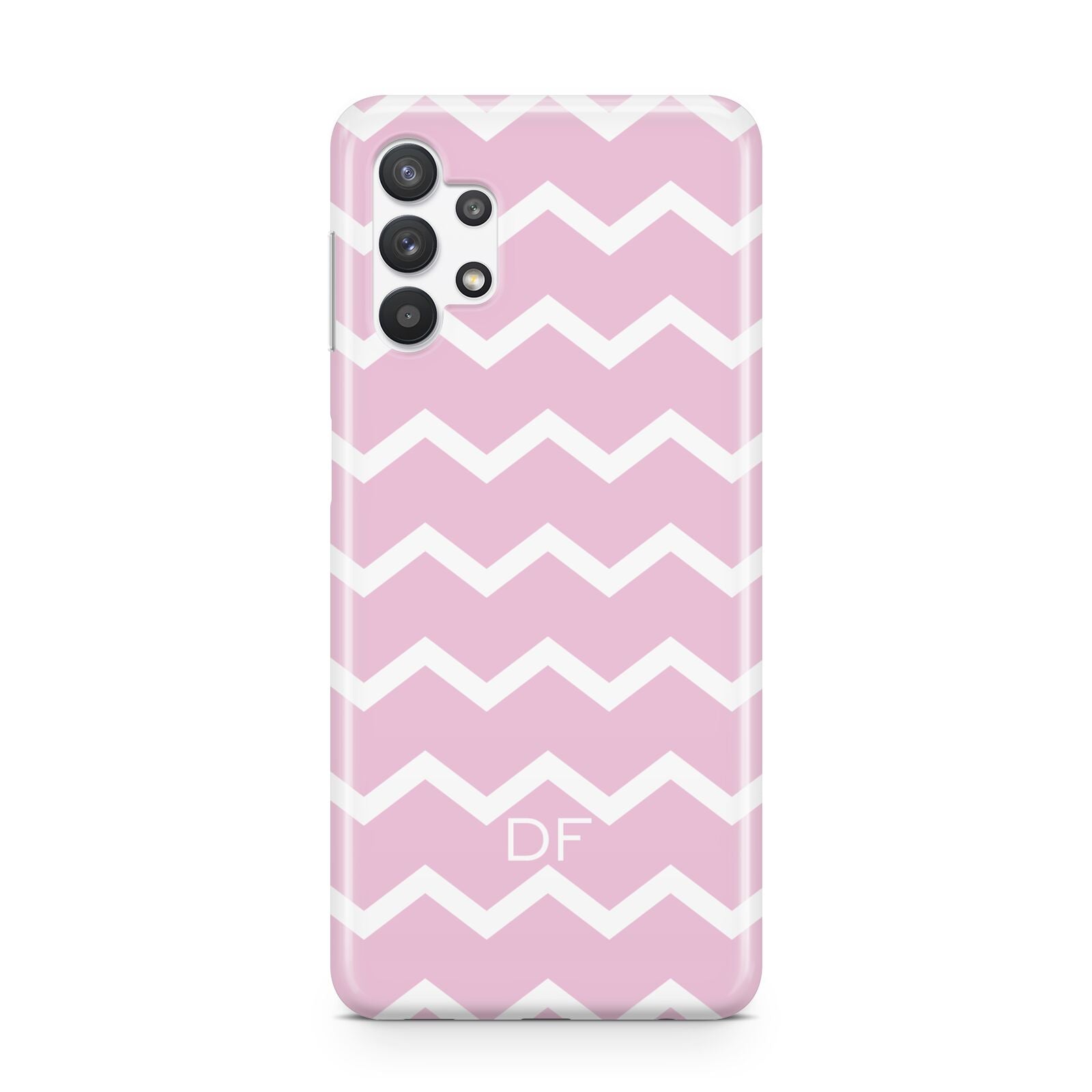 Personalised Chevron Pink Samsung A32 5G Case