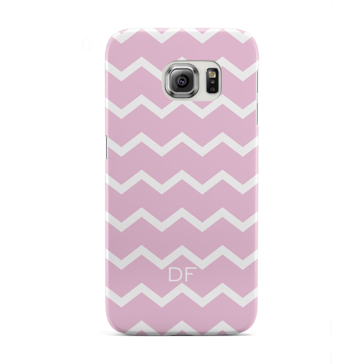 Personalised Chevron Pink Samsung Galaxy S6 Edge Case