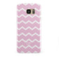 Personalised Chevron Pink Samsung Galaxy S7 Edge Case