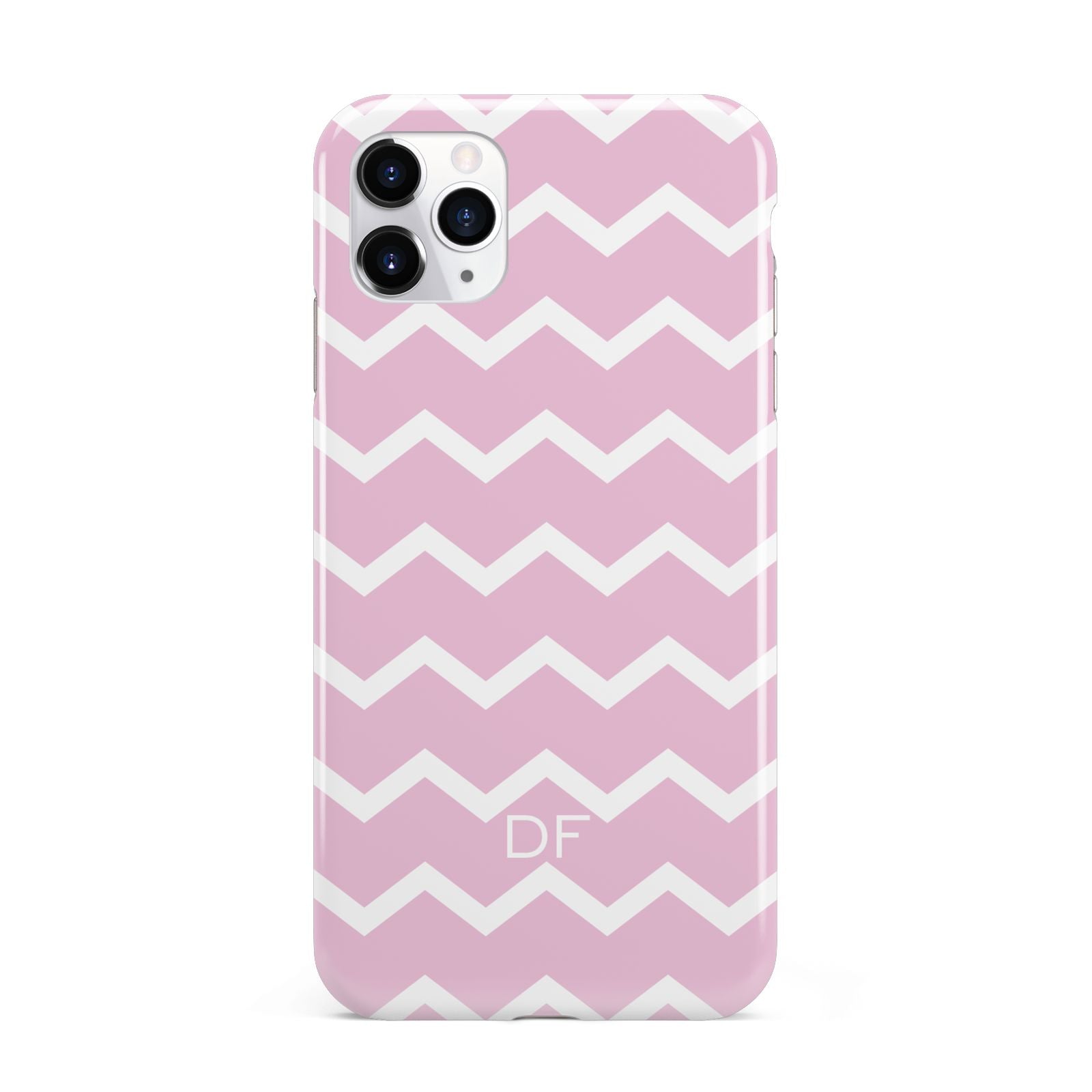 Personalised Chevron Pink iPhone 11 Pro Max 3D Tough Case