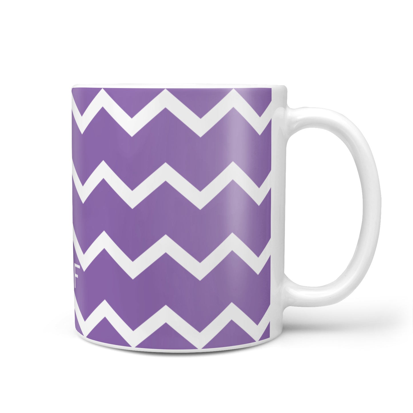 Personalised Chevron Purple 10oz Mug