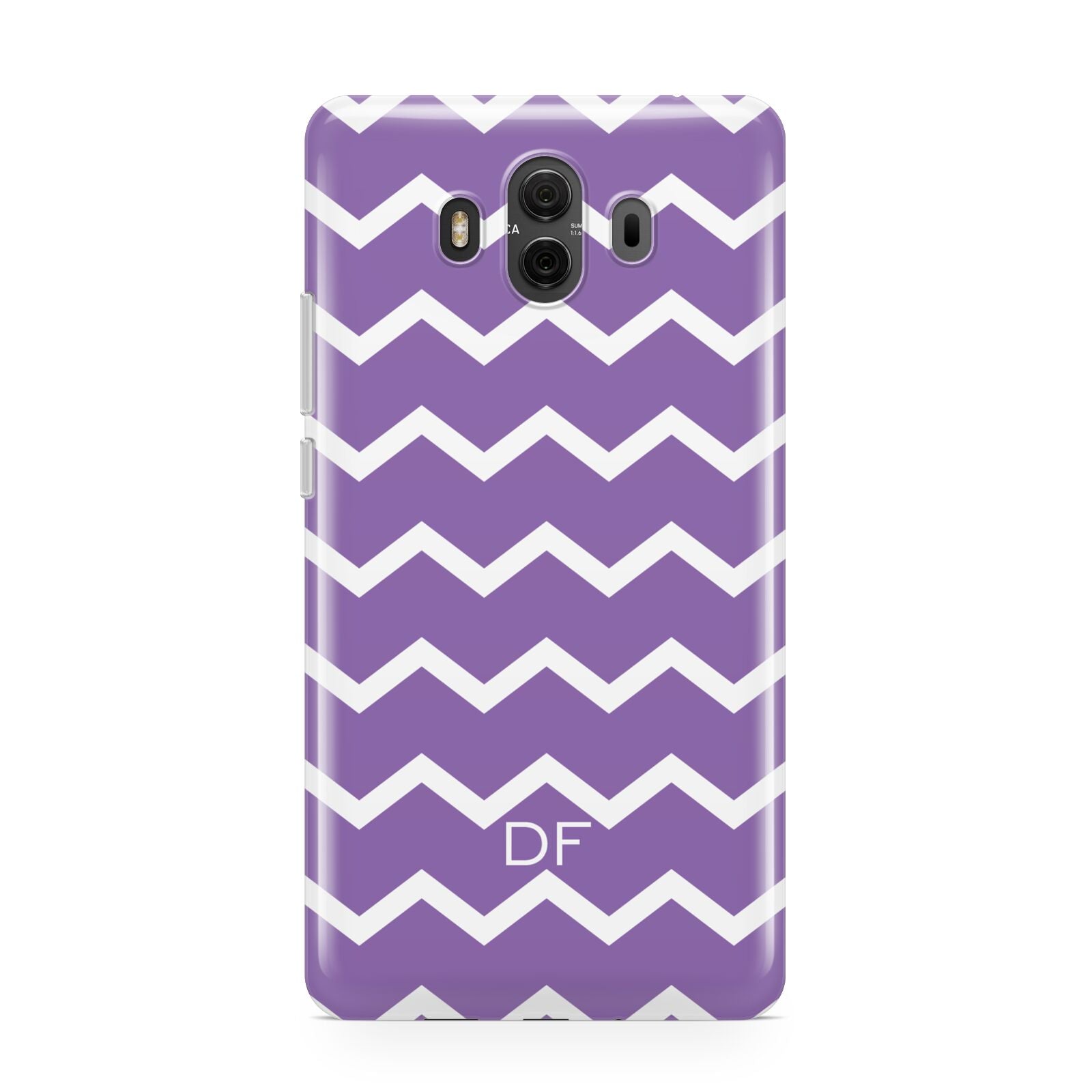 Personalised Chevron Purple Huawei Mate 10 Protective Phone Case