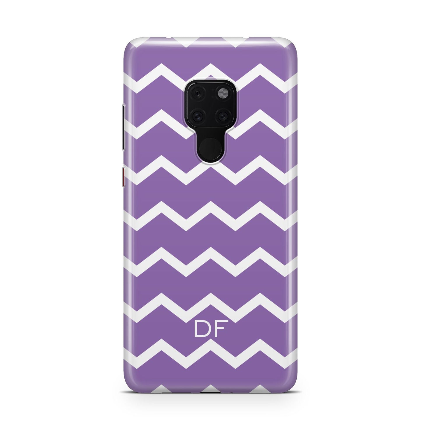 Personalised Chevron Purple Huawei Mate 20 Phone Case