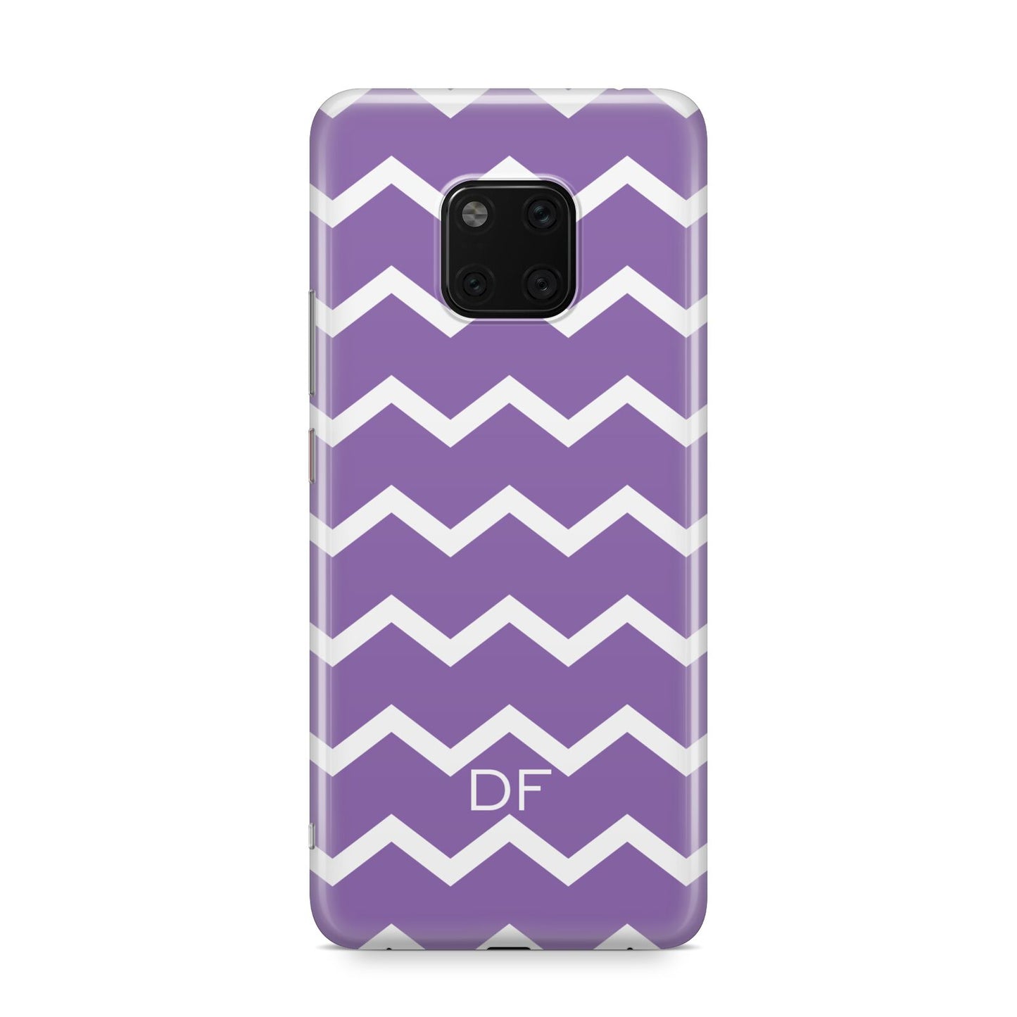 Personalised Chevron Purple Huawei Mate 20 Pro Phone Case