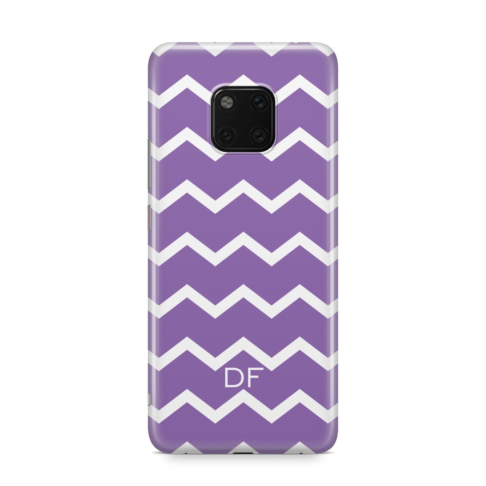 Personalised Chevron Purple Huawei Mate 20 Pro Phone Case