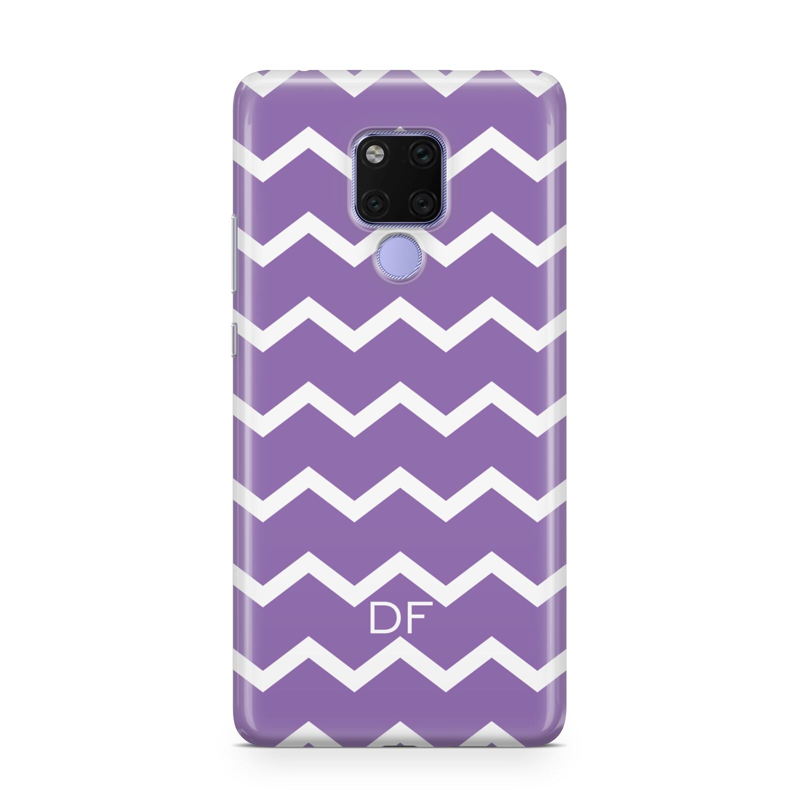 Personalised Chevron Purple Huawei Mate 20X Phone Case