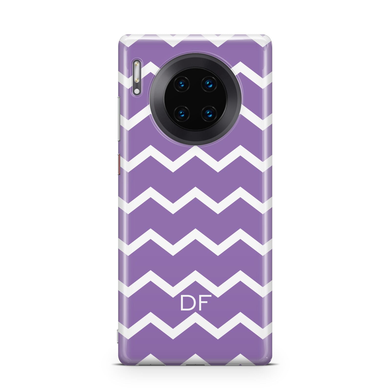 Personalised Chevron Purple Huawei Mate 30 Pro Phone Case