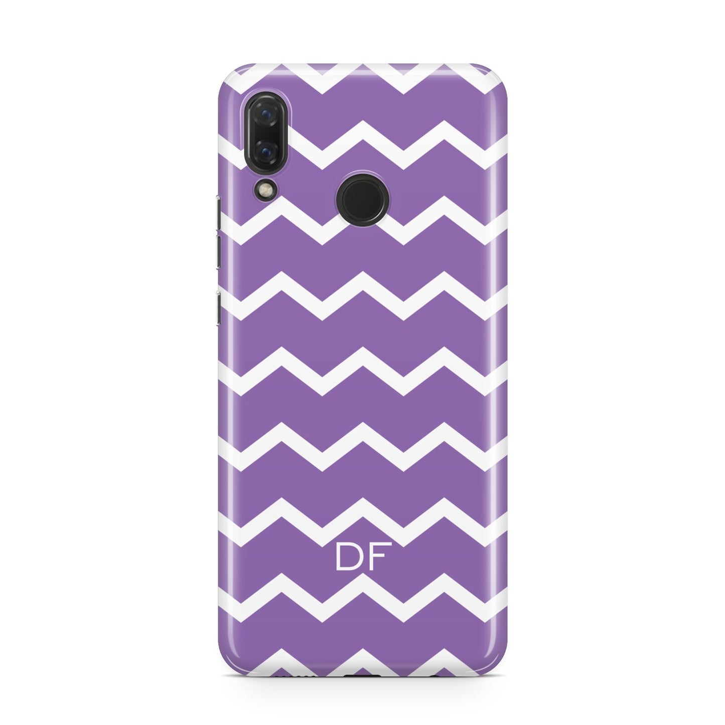 Personalised Chevron Purple Huawei Nova 3 Phone Case