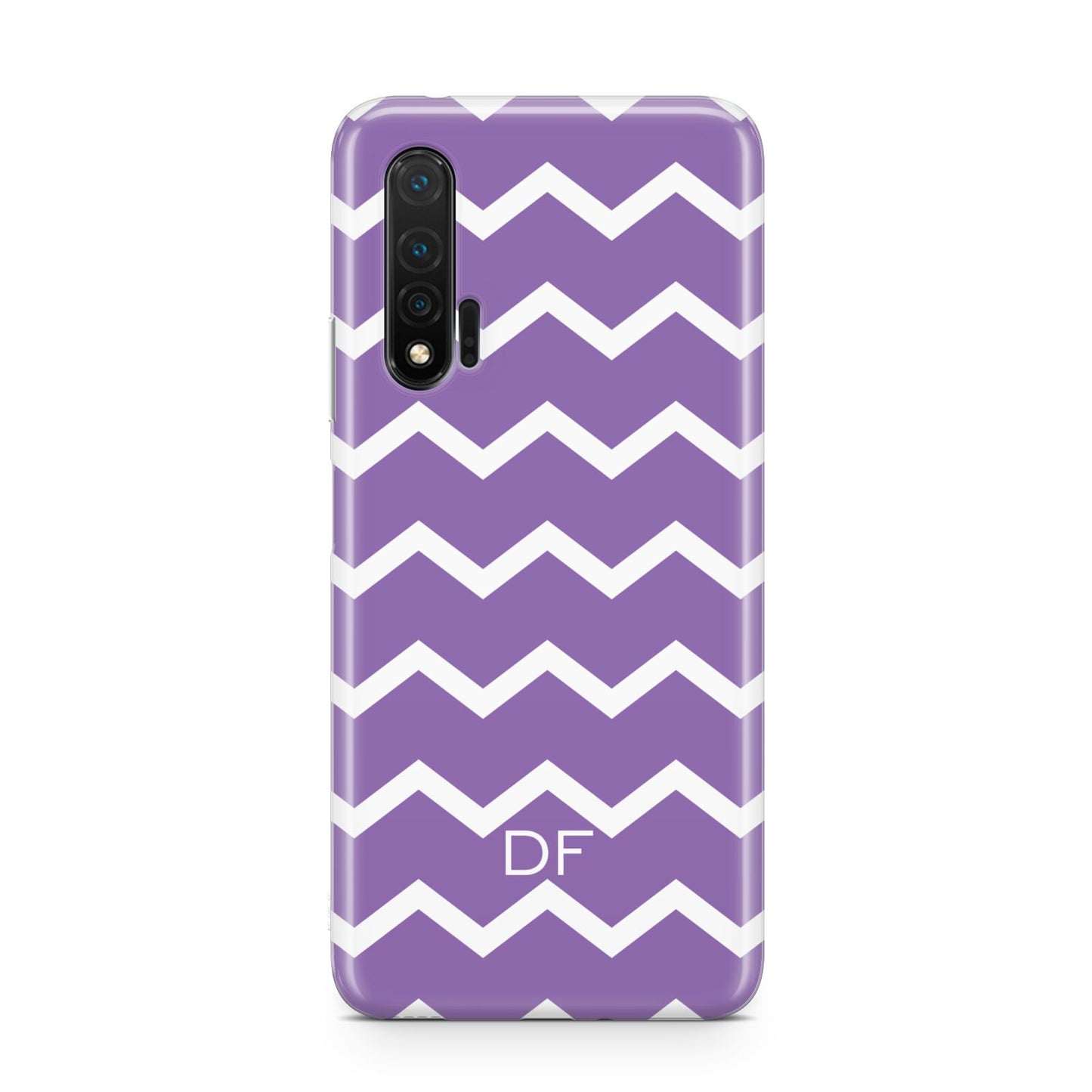 Personalised Chevron Purple Huawei Nova 6 Phone Case