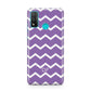 Personalised Chevron Purple Huawei P Smart 2020