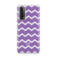 Personalised Chevron Purple Huawei P Smart 2021
