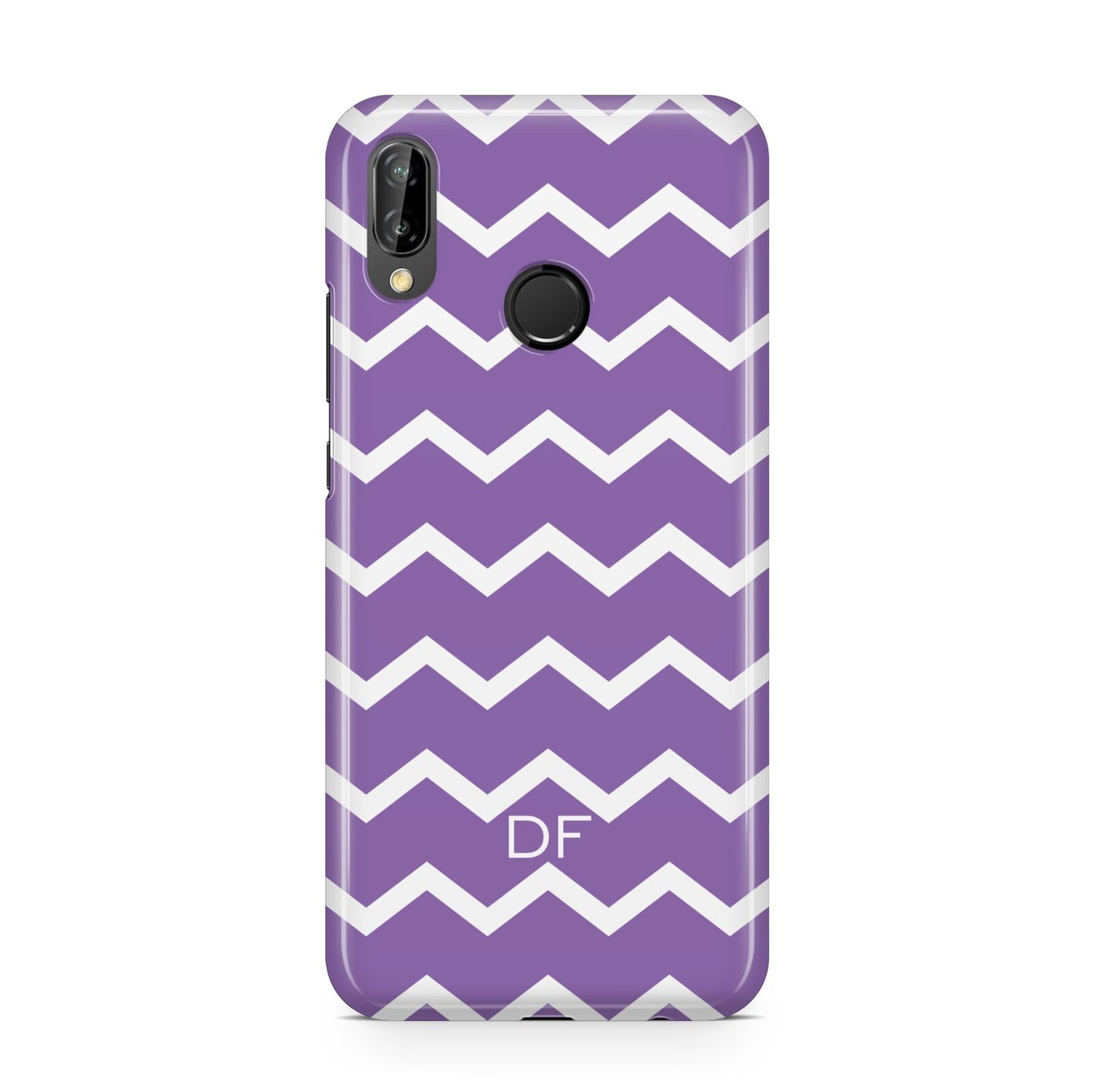 Personalised Chevron Purple Huawei P20 Lite Phone Case