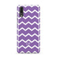 Personalised Chevron Purple Huawei P20 Phone Case