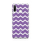 Personalised Chevron Purple Huawei P30 Lite Phone Case