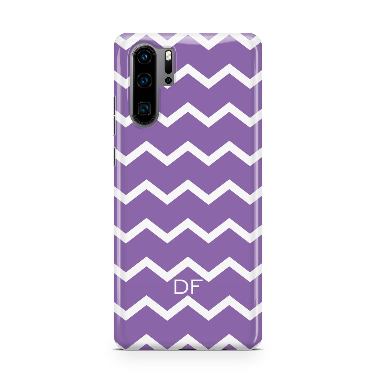 Personalised Chevron Purple Huawei P30 Pro Phone Case