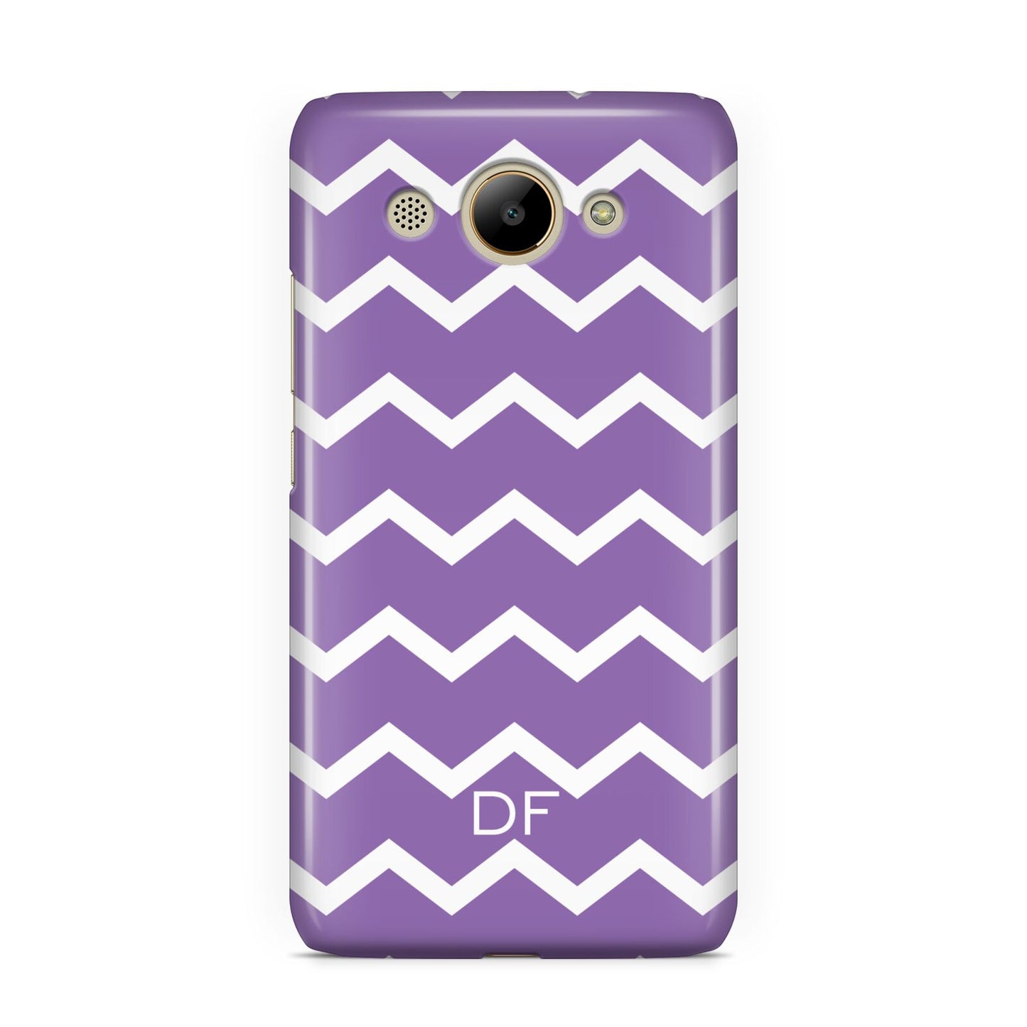 Personalised Chevron Purple Huawei Y3 2017
