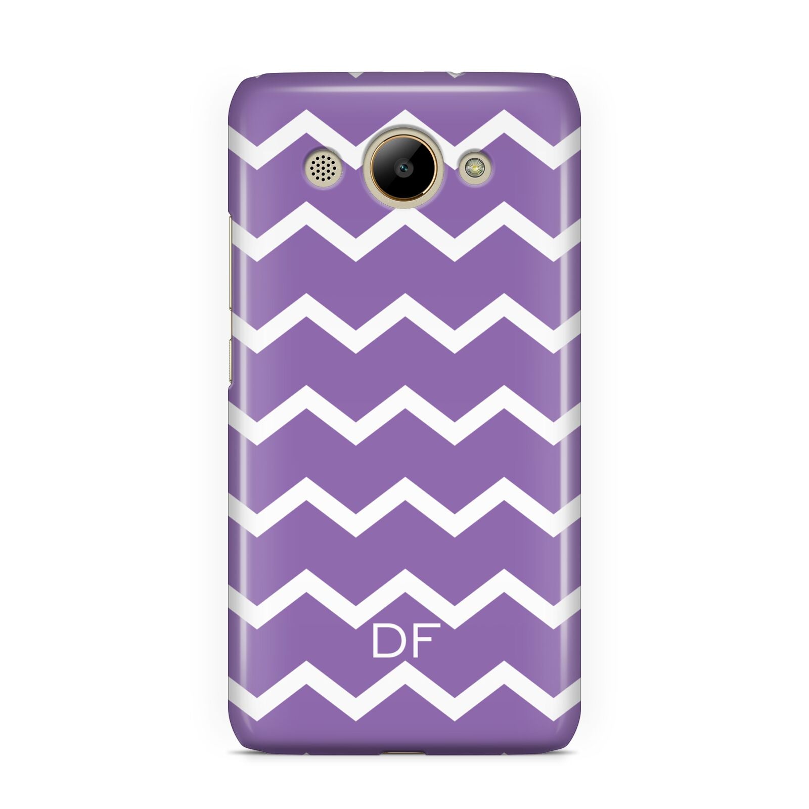 Personalised Chevron Purple Huawei Y3 2017