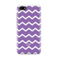 Personalised Chevron Purple Huawei Y5 Prime 2018 Phone Case