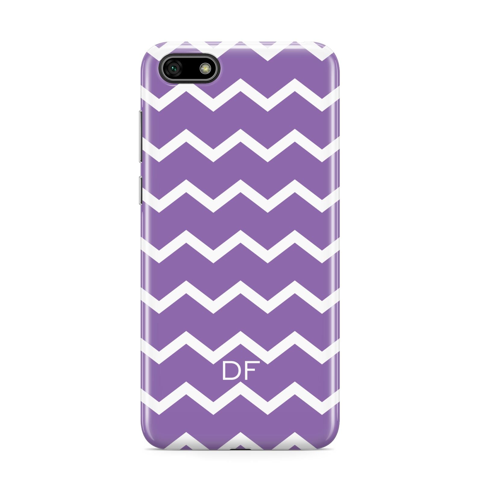 Personalised Chevron Purple Huawei Y5 Prime 2018 Phone Case