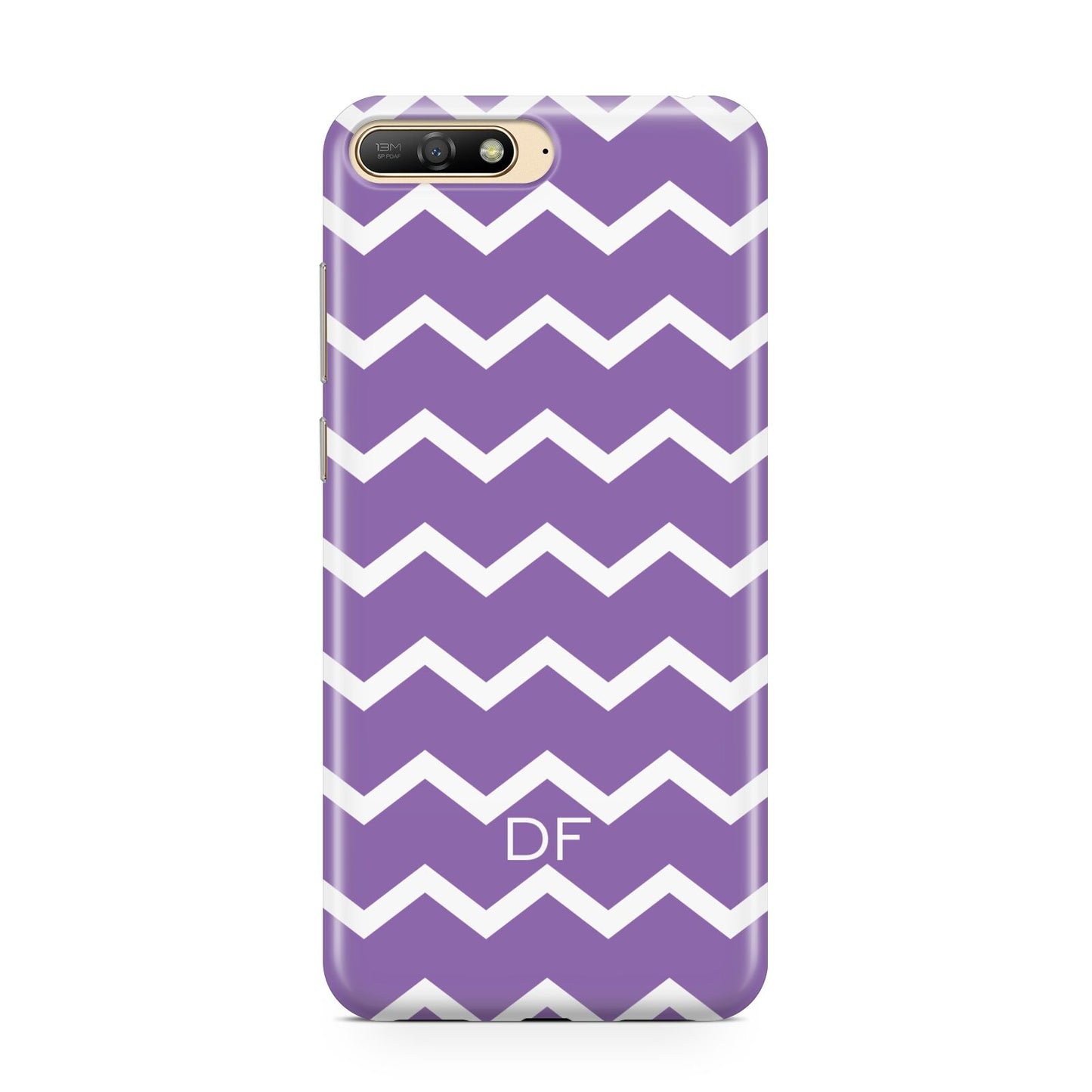 Personalised Chevron Purple Huawei Y6 2018