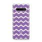 Personalised Chevron Purple Protective Samsung Galaxy Case