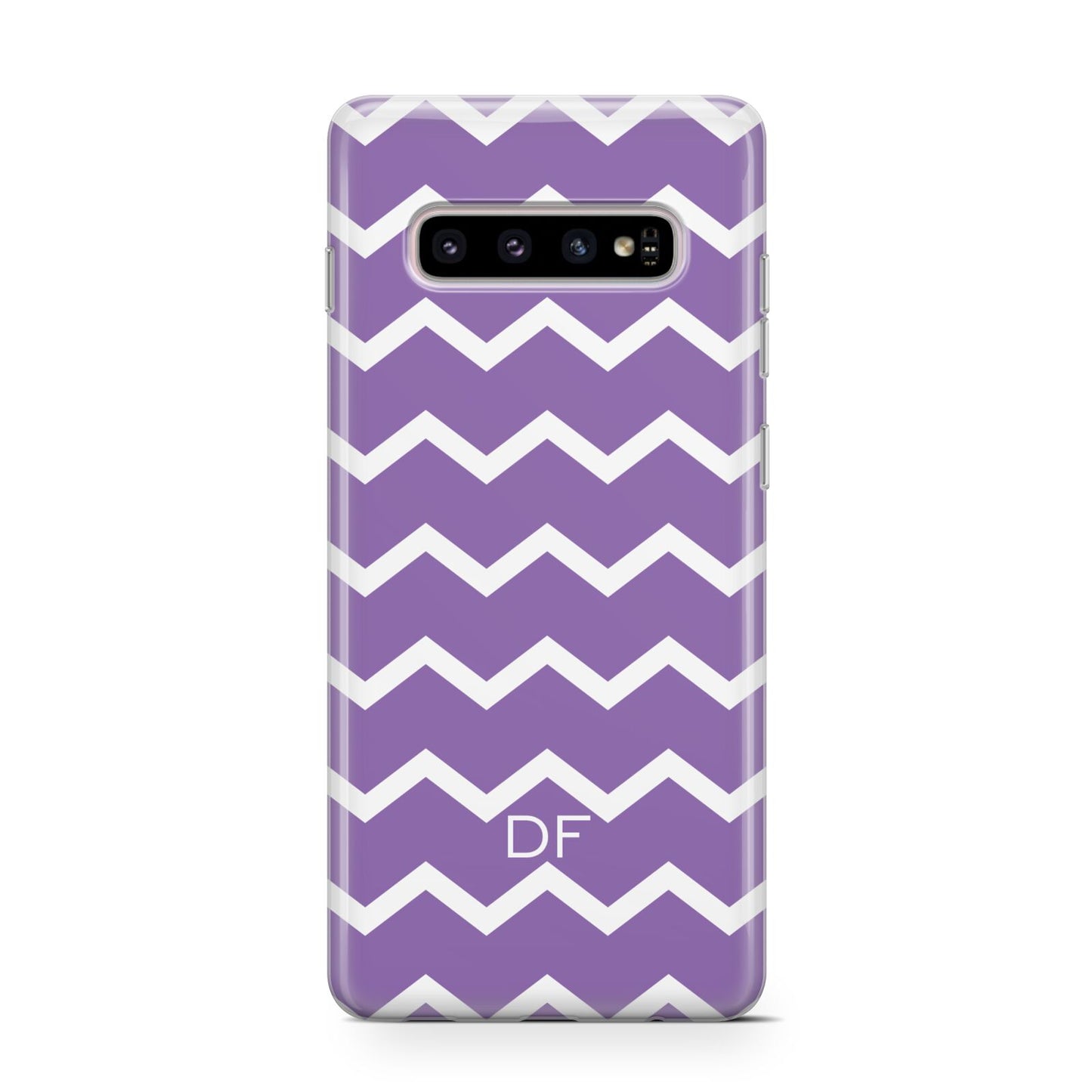 Personalised Chevron Purple Protective Samsung Galaxy Case