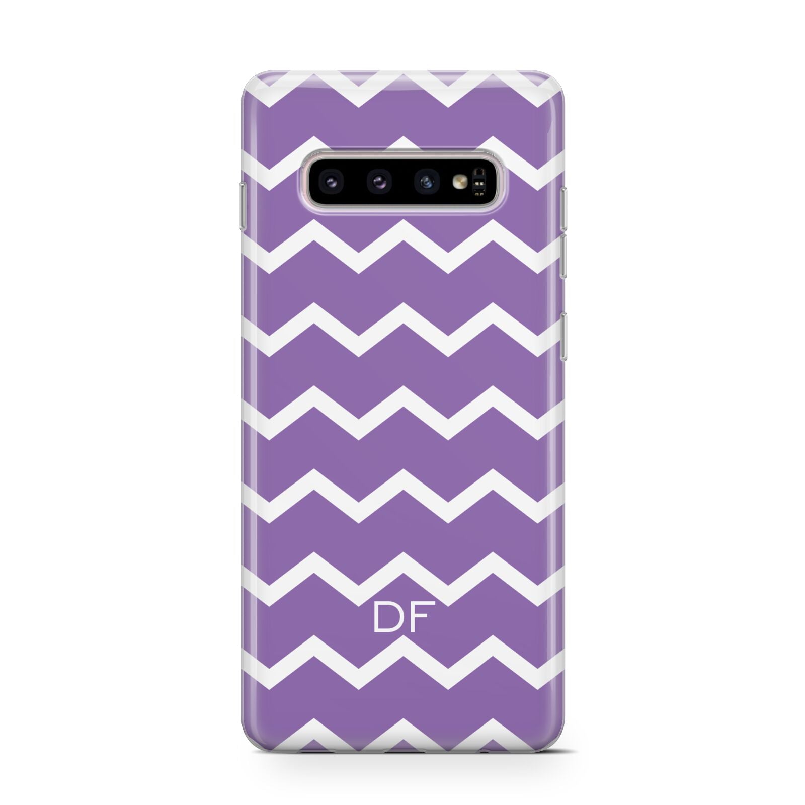 Personalised Chevron Purple Protective Samsung Galaxy Case