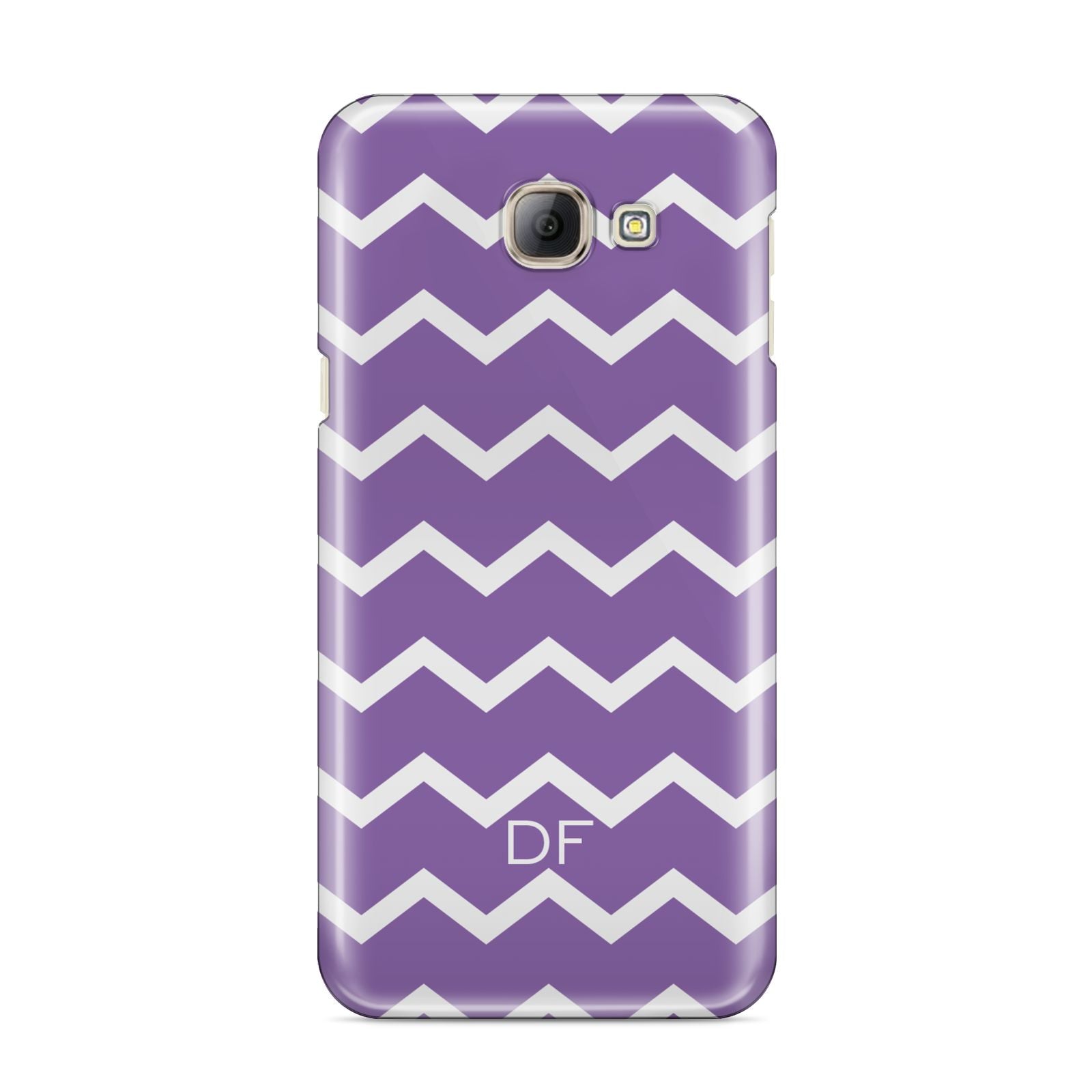 Personalised Chevron Purple Samsung Galaxy A8 2016 Case