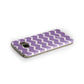 Personalised Chevron Purple Samsung Galaxy Case Side Close Up