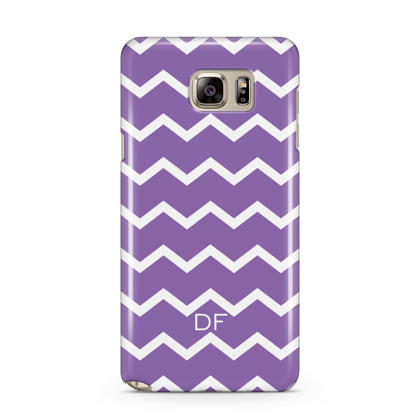 Personalised Chevron Purple Samsung Galaxy Note 5 Case