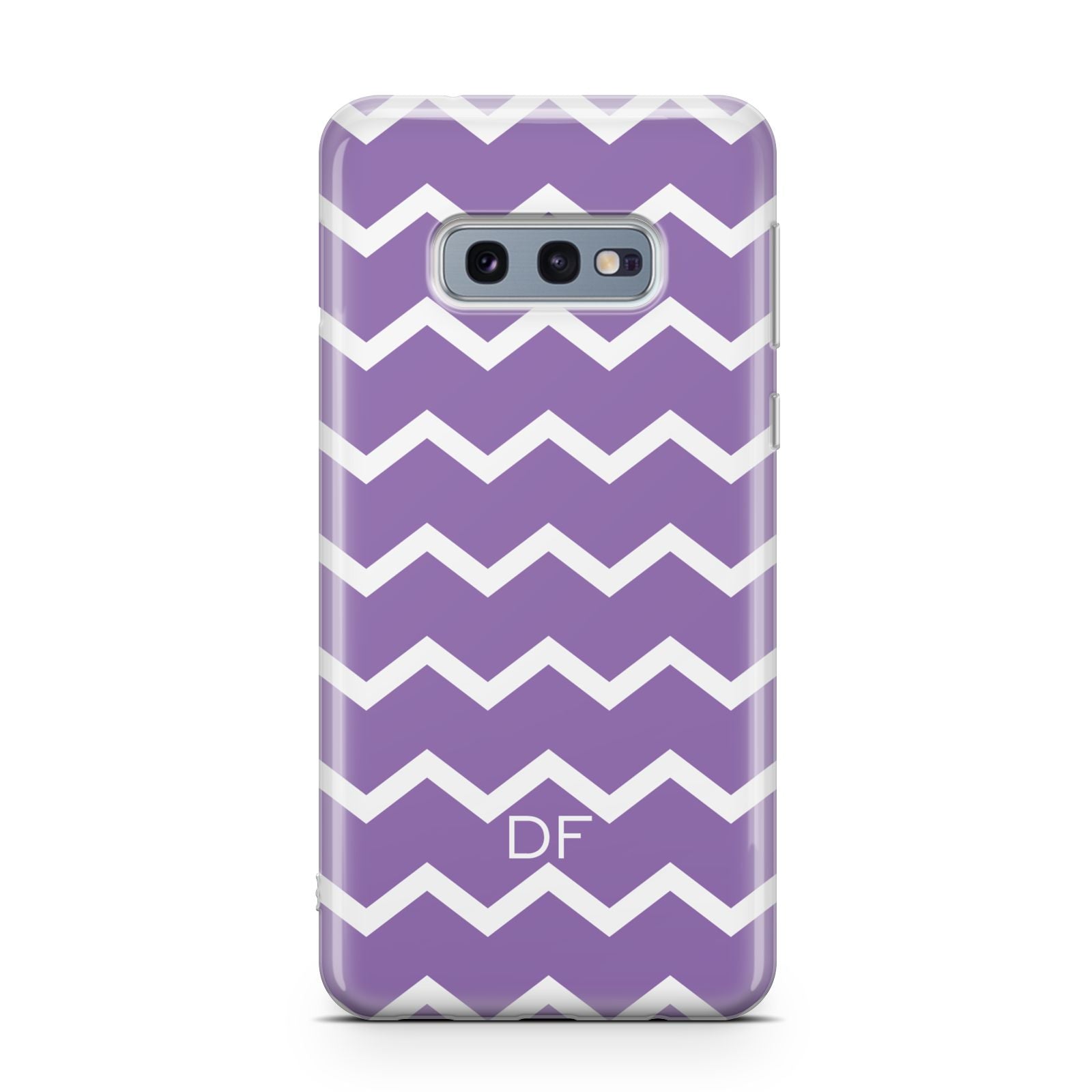 Personalised Chevron Purple Samsung Galaxy S10E Case