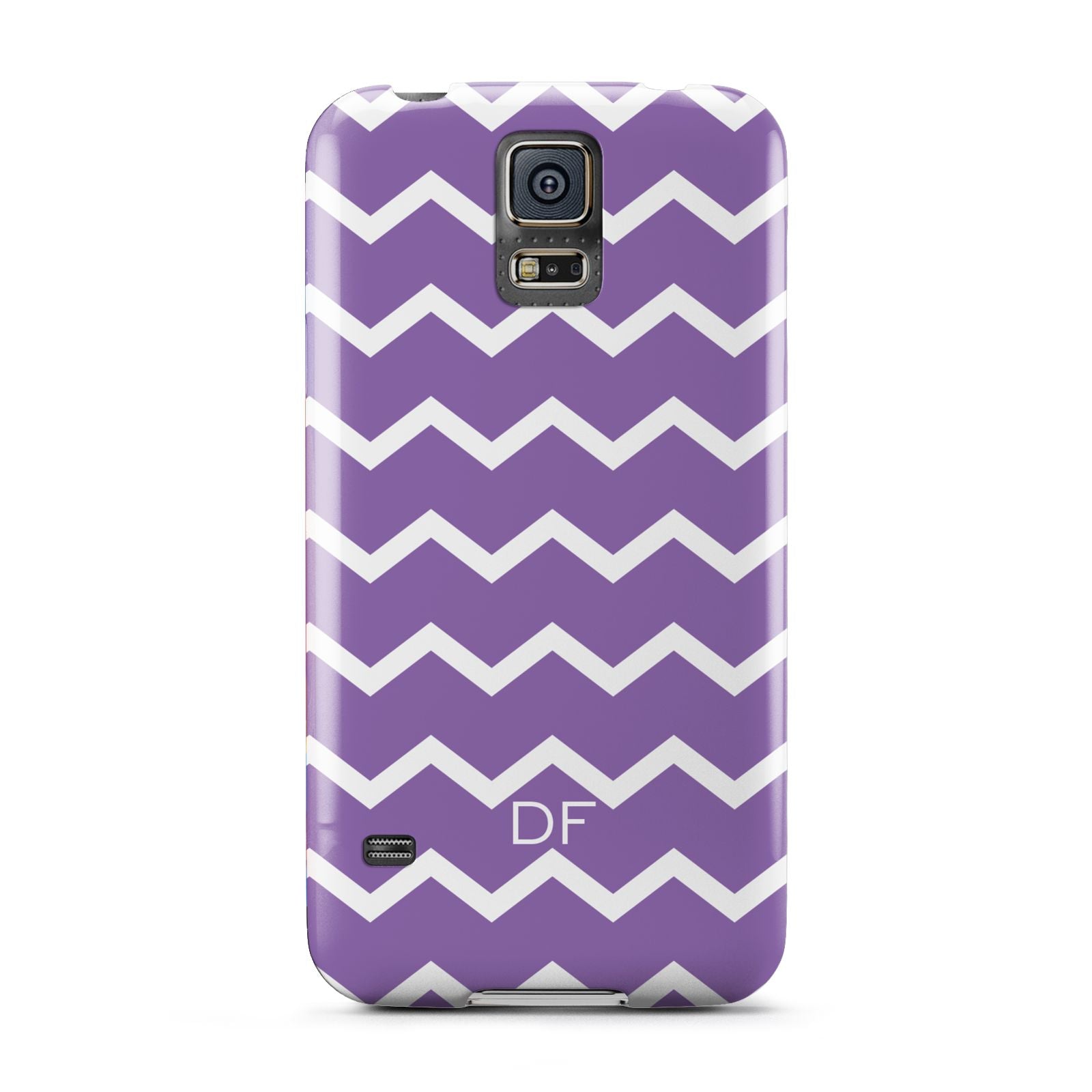 Personalised Chevron Purple Samsung Galaxy S5 Case