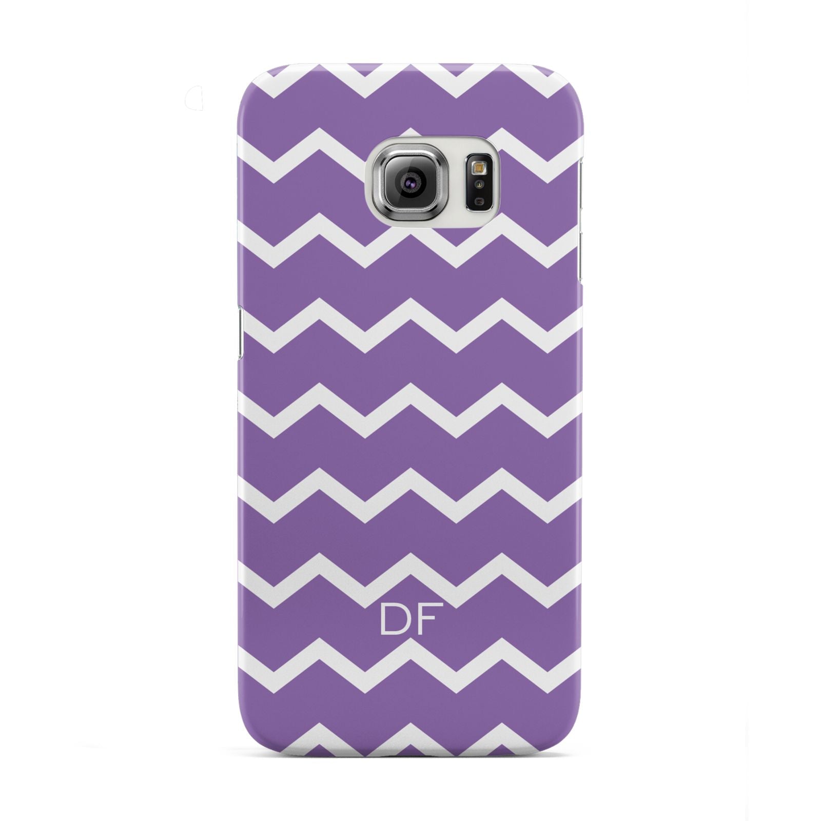 Personalised Chevron Purple Samsung Galaxy S6 Edge Case