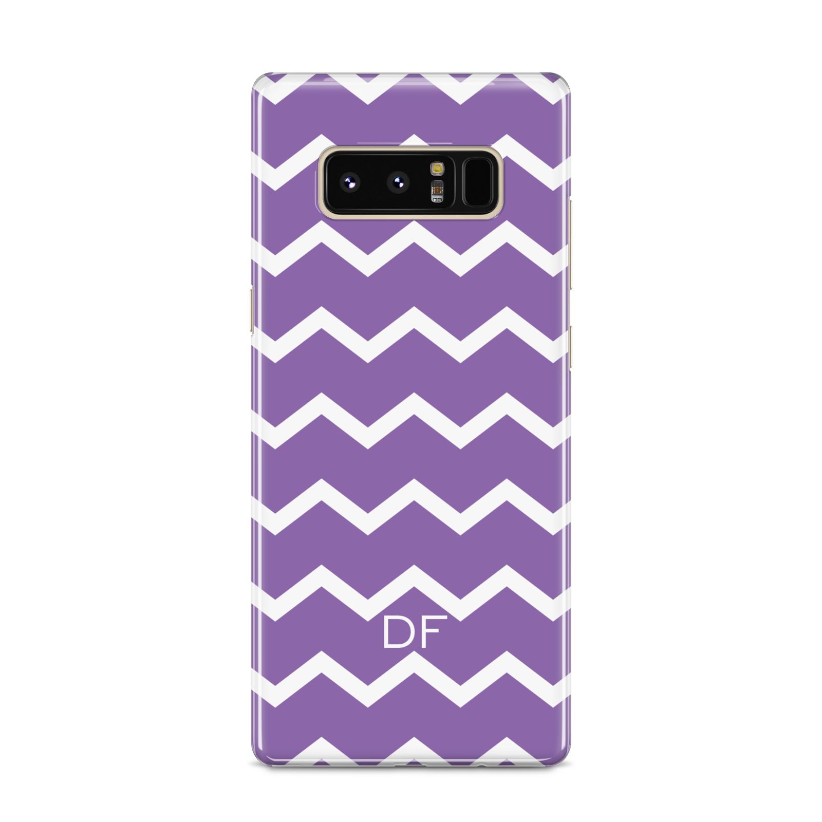 Personalised Chevron Purple Samsung Galaxy S8 Case